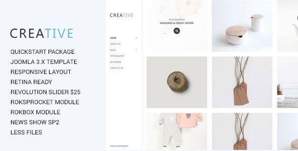 Creative - Photography Joomla Temlate
 TFx
