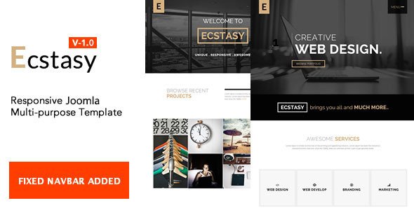 Ecstasy - Multipurpose Joomla Template
 TFx