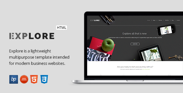 Explore - Responsive Business HTML5 Template
 TFx