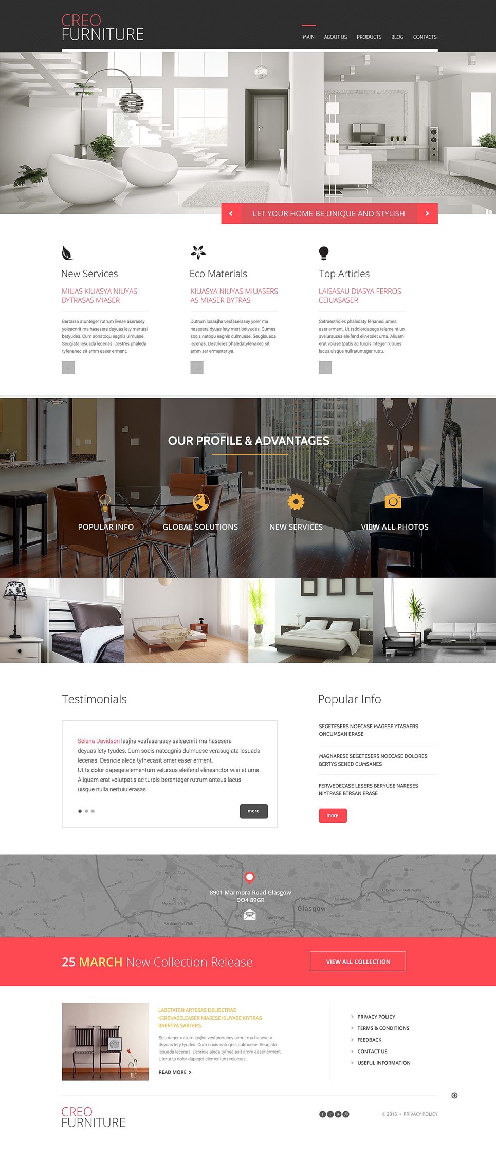 Furniture Responsive WordPress Theme TMT