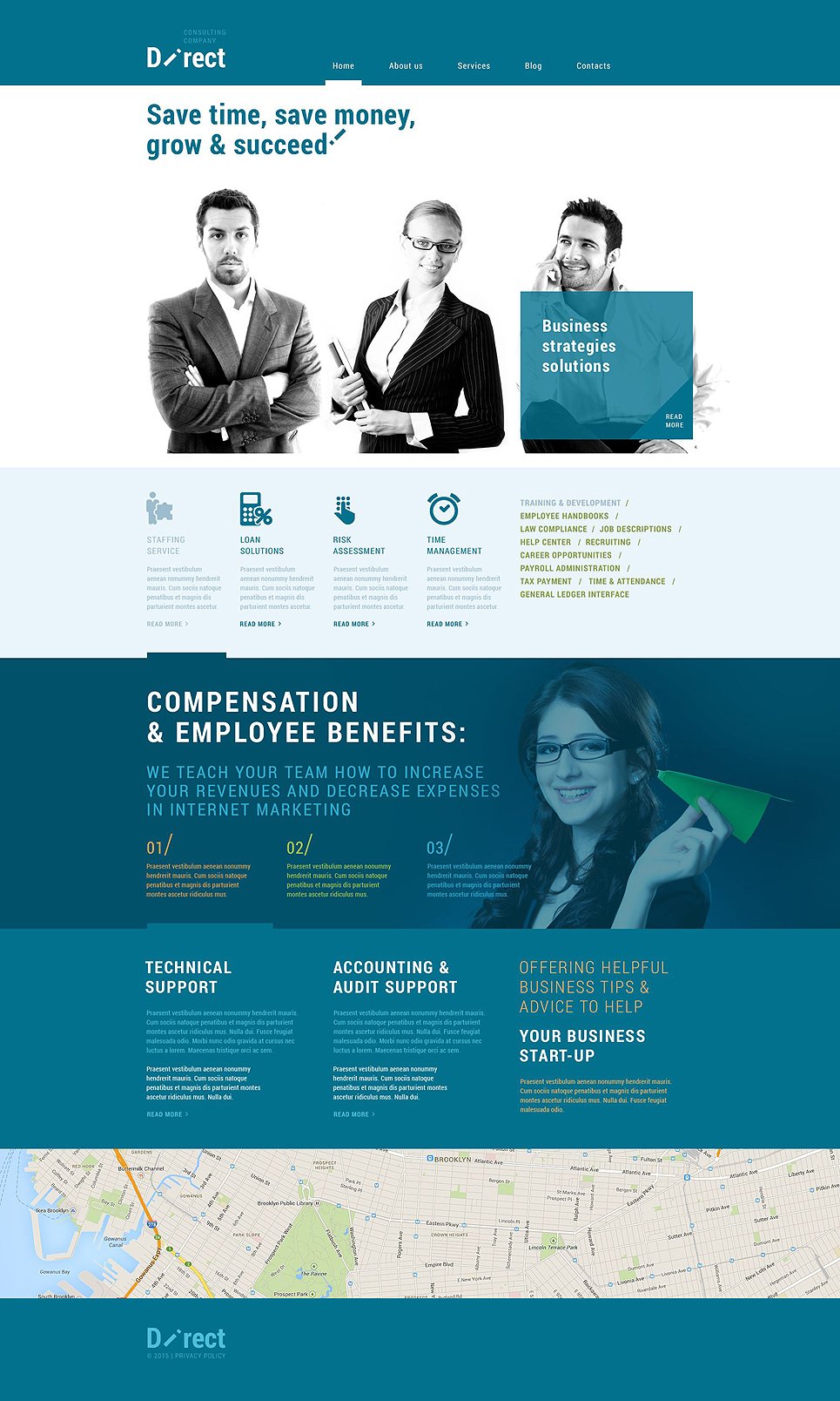 Online Business Agent WordPress Theme TMT