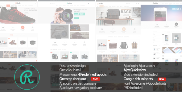 Raboda  - Responsive Magento Theme
 TFx