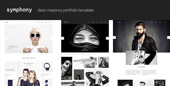 Symphony Clean mansonry portfolio template
 TFx