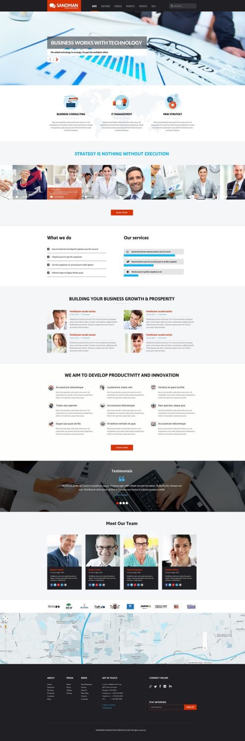 Business Bureau WordPress Theme TMT