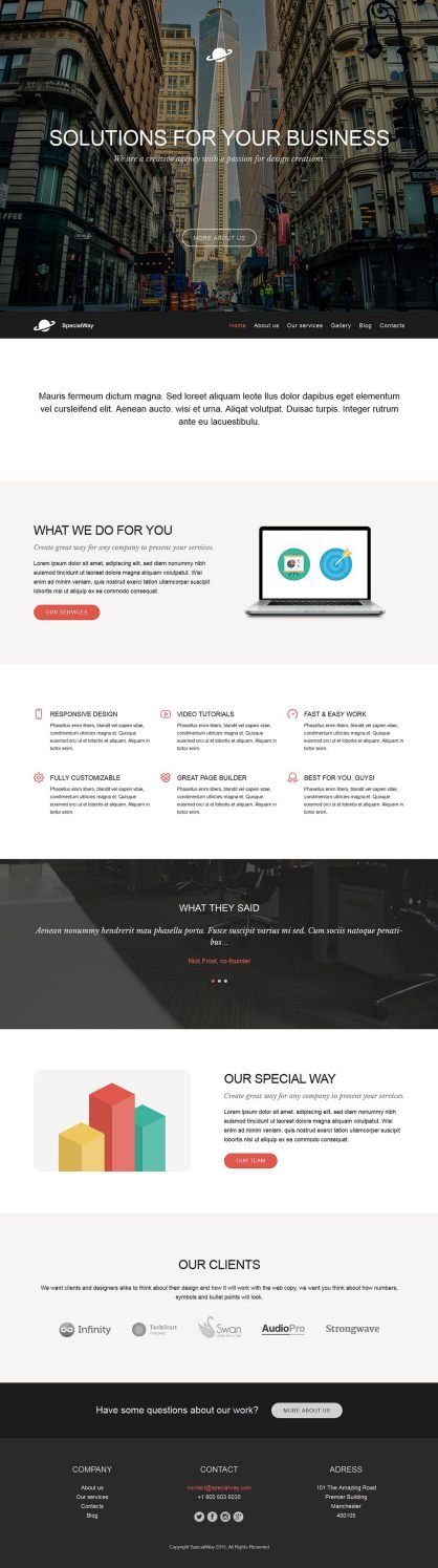 Business Responsive WordPress Theme TMT