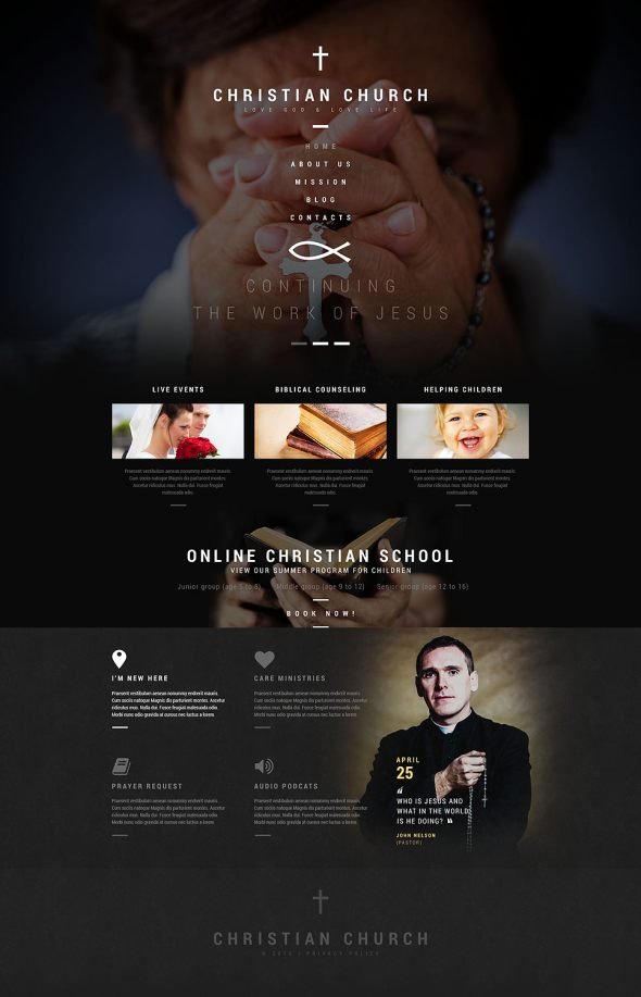 Christian Church WordPress Theme TMT