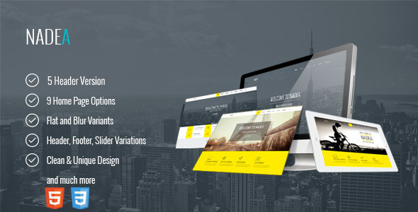 Nadea - Responsive Multi-Purpose HTML5 Template
 TFx