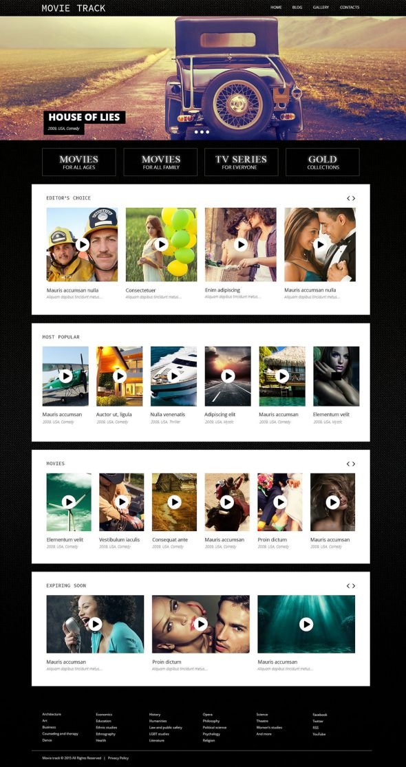Online Movies WordPress Theme TMT