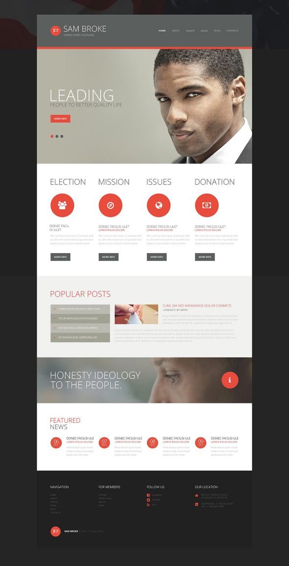 Politics WordPress Theme TMT