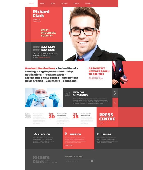 Politics WordPress Theme TMT
