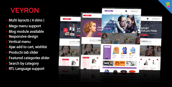 Veyron - Multipurpose Responsive Prestashop Theme
 TFx