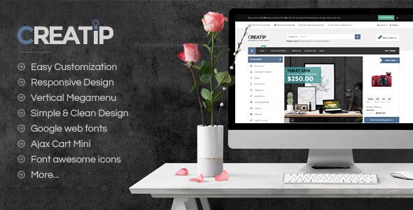 Creatip - Responsive Magento Digital Themes
 TFx