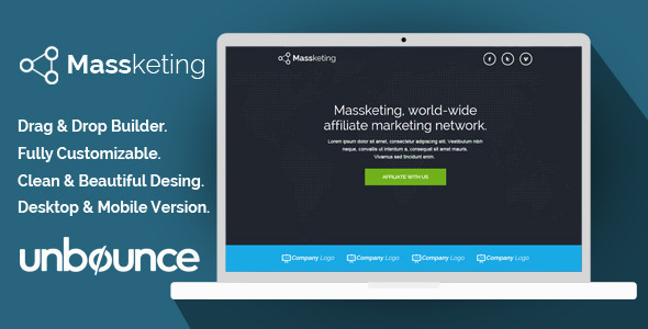 Massketing - Unbounce Landing Page Template
 TFx