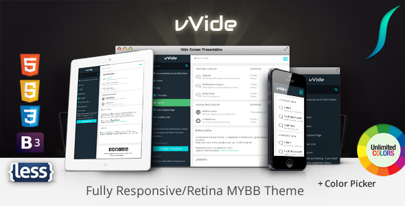 Wide – Fully Responsive MyBB Theme + Color Picker
           TFx