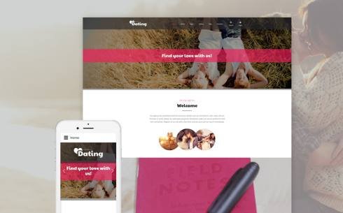 Dating Responsive Joomla Template TMT