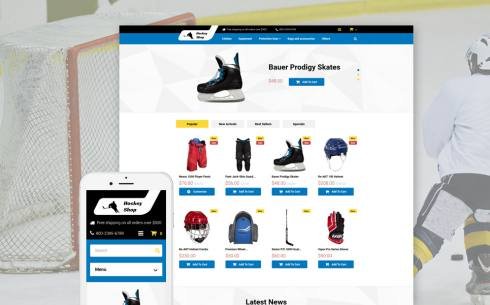 Hockey Shop PrestaShop Theme TMT
