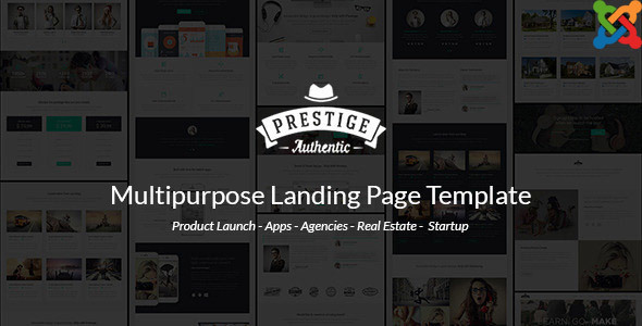 Prestige - Multipurpose Joomla Landing Pages Theme
           TFx
