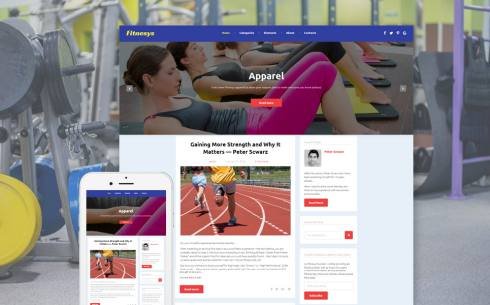 Fitnesys WordPress Theme TMT