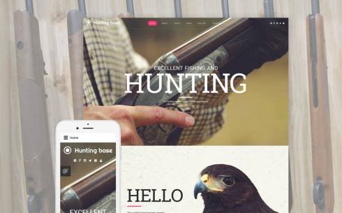 Hunting Joomla Template TMT