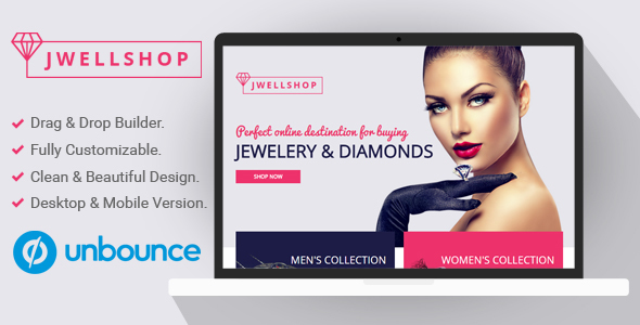 Jwell Shop - Unbounce Landing Page Template
           TFx