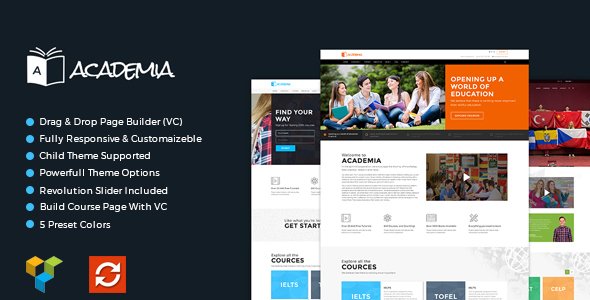 Academia - Responsive Education Theme For WordPress
           TFx