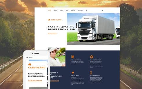 Cargoland Joomla Template TMT