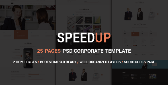 SpeedUp - Multipurpose PSD Template
           TFx