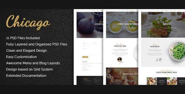 Chicago - Delicious Restaurant Theme
           TFx