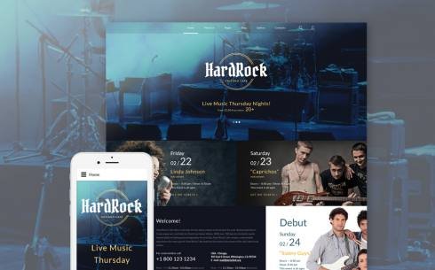 HardRock Joomla Template TMT