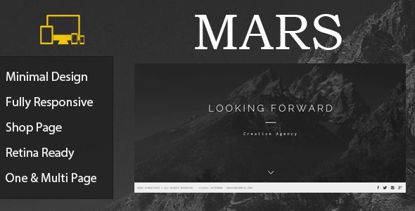 Mars - Creative Minimal HTML Template
           TFx