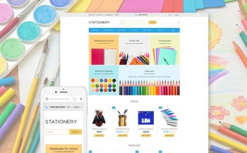 Stationery OpenCart Template TMT