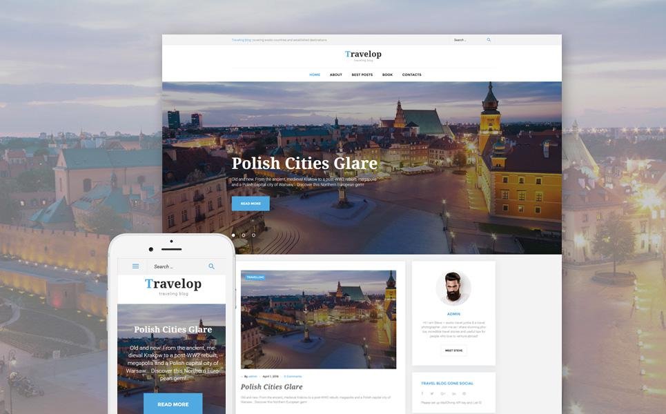 Travelop - Traveling Blog WordPress Theme TMT