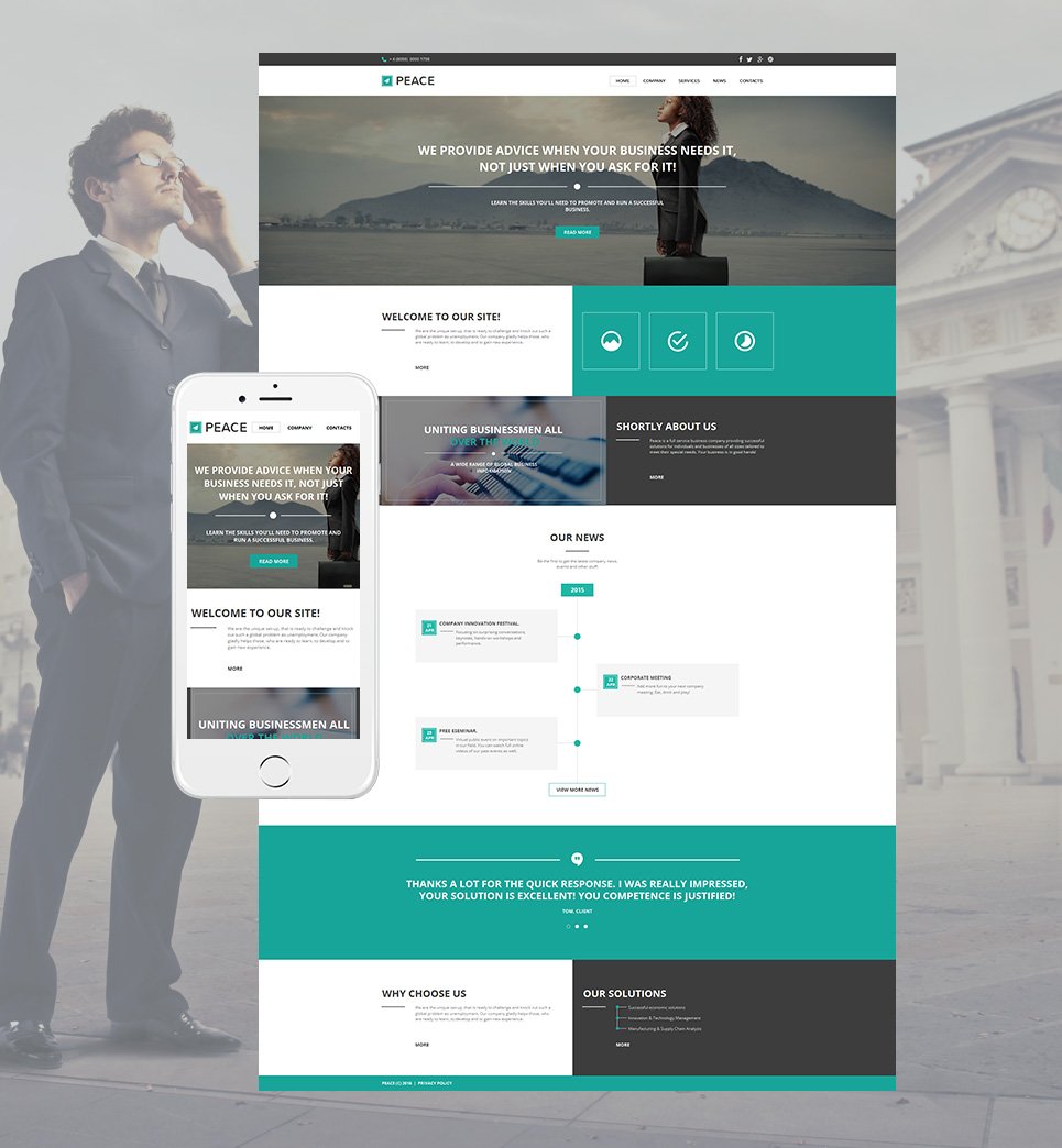 Business Moto CMS HTML Template TMT