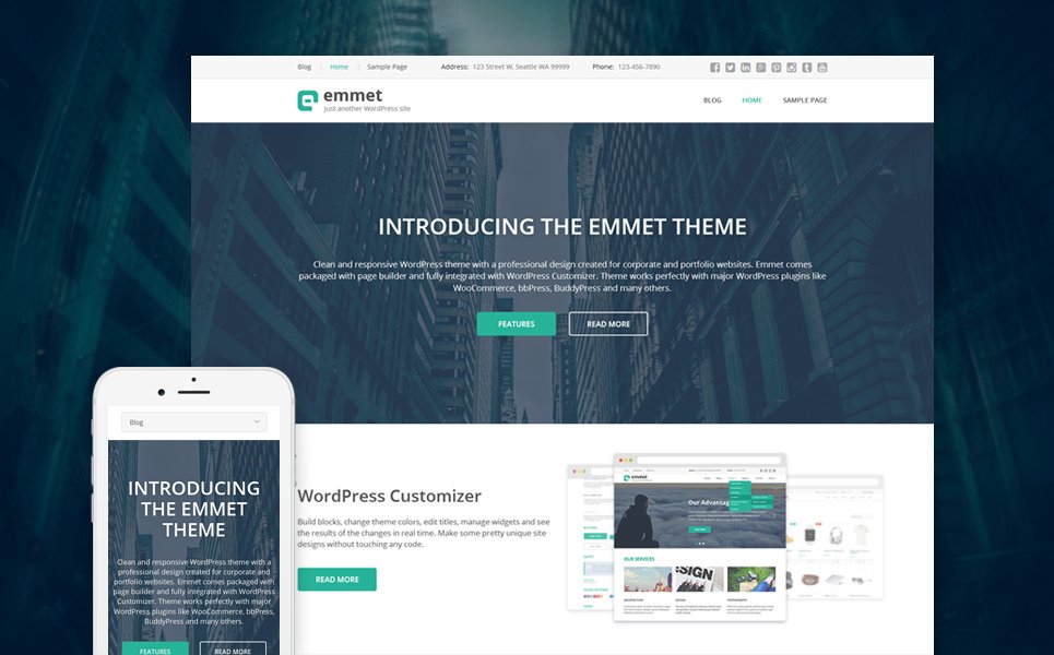 Business WordPress Theme TMT