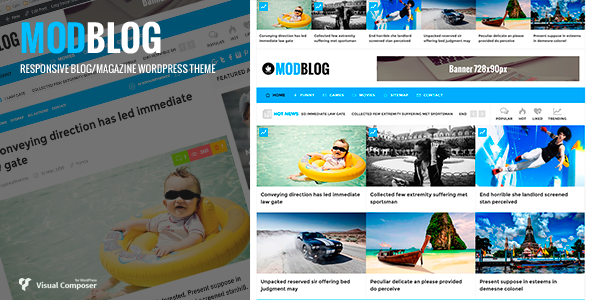ModBlog - Blog/Magazine WordPress Theme
           TFx