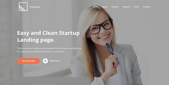 Vanessa Easy Startup Landing Page
           TFx
