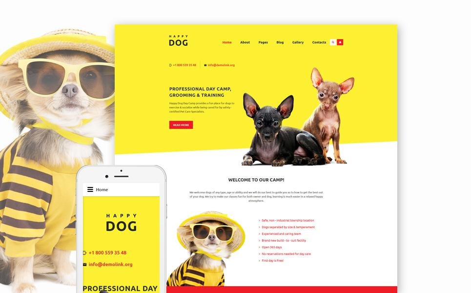 Happy Dog Joomla Template TMT
