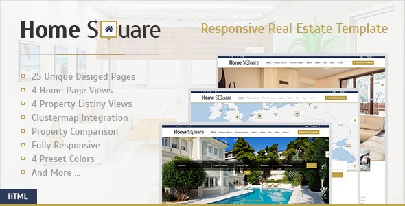 Home Square - Responsive Real Estate Template
           TFx