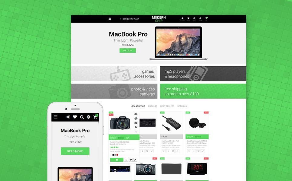 Modern Chip - Electronics PrestaShop Theme TMT