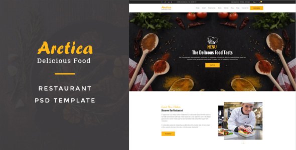 Artica : Restaurant PSD Template
           TFx