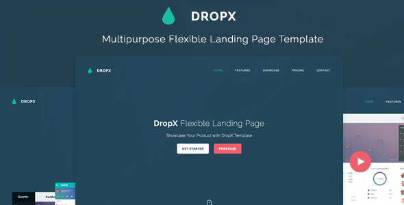 DropX - Multipurpose Flexible Landing Page Template
           TFx