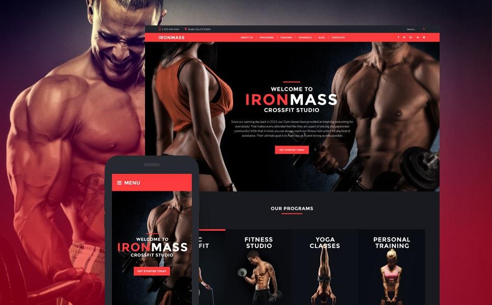 Fitness Responsive WordPress Theme TMT