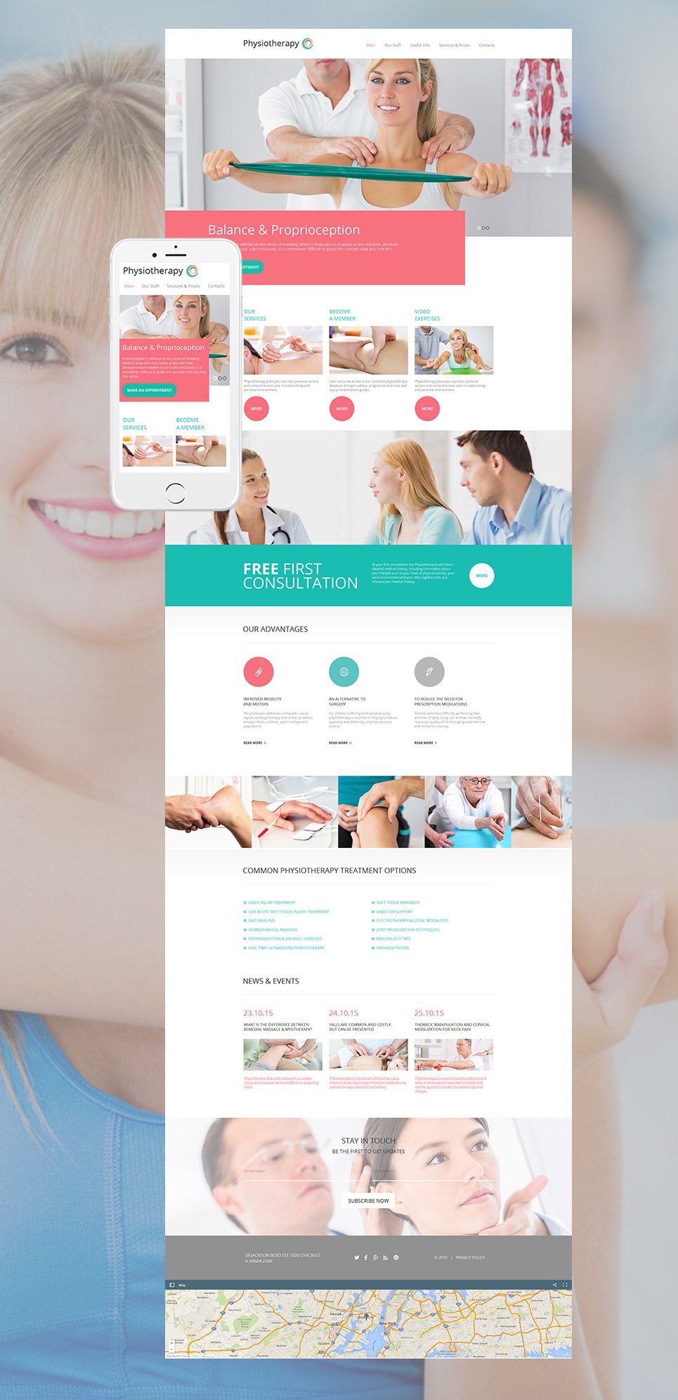 Rehabilitation Moto CMS HTML Template TMT