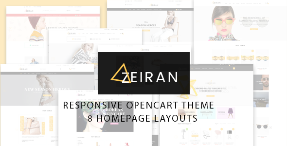 Zeiran - Multipurpose Responsive Opencart Theme
           TFx
