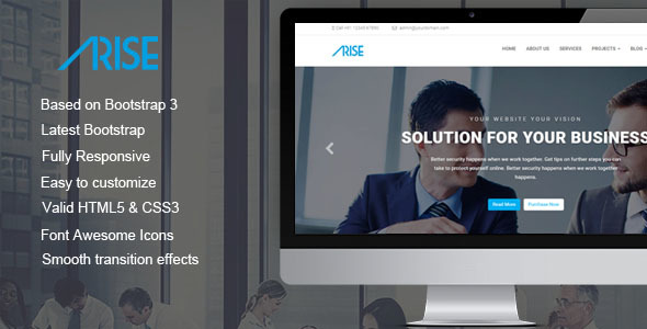 Arise - Finance & Business HTML5 Template
           TFx