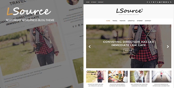 LSource - Responsive Blog WordPress Theme
           TFx
