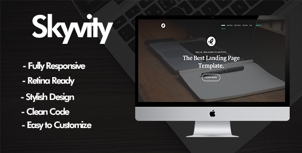 Skyvity - Responsive HTML5 Landing Page Template
           TFx