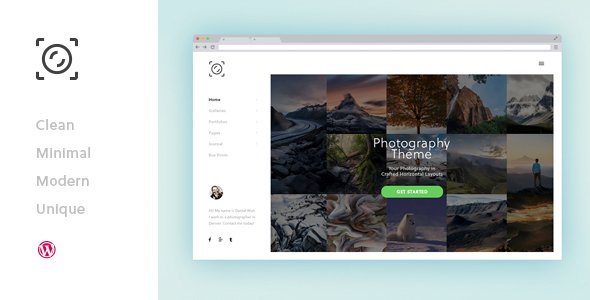 GoodLight - Horizontal WordPress Theme for Photographers
           TFx