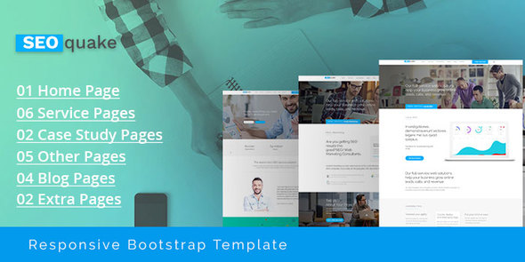 SEO quake - SEO & Digital Marketing Agency Responsive Template
           TFx