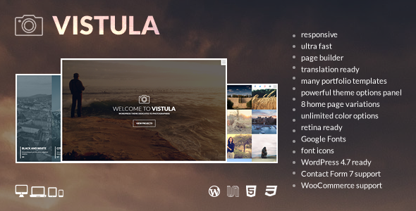 Vistula - Photography WordPress Theme
           TFx